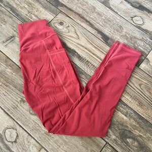 Buffbunny Rosa Pocket Leggings in Terracotta